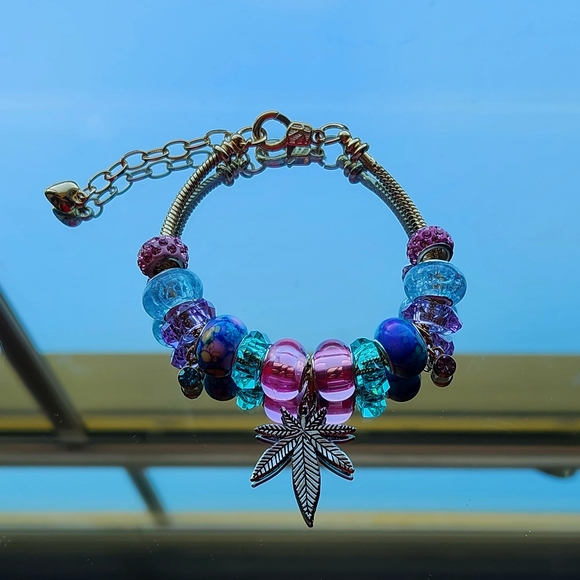 Vibrant Beaded Charm Bracelet - Picture 1 of 1